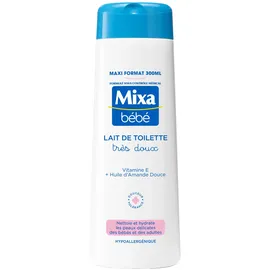 Mixa Bébé Milch de Toilette sehr weich, 300 ml