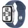 Apple Watch SE 2024 GPS 40 mm Aluminiumgehäuse Silber, Sportarmband Denim S/M