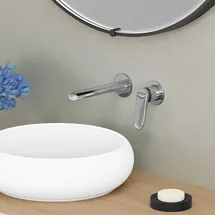 Fortis Natura Wand-Waschtischarmatur, SET inklusive Grundkörper,, 9520800PC,