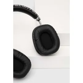 GUESS Bluetooth-Kopfhörer Gcube Metallic Script Logo, Schwarz