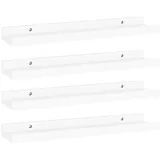 vidaXL Wandregal 40 x 9 x 3 cm Weiß