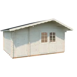 Gartenhaus PALMAKO "Emma", transparent, Fußboden im Gartenhaus, ohne Dacheindeckung, Gartenhäuser, 14,2 qm