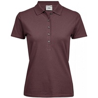 Tee Jays Ladies` Luxury Stretch Polo-Grape-3XL