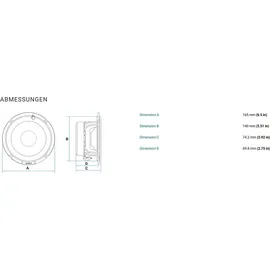 Audison Voce II AVX 6.5 II | 165mm Koaxiallautsprecher