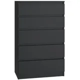 Onlywood Malwa M5 Kommode Schwarz