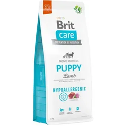 BRIT CARE Hypoallergenic Puppy Lamb 12kg + BRIT CARE Dog Dental Stick Teeth & Gums -5% billiger!!!