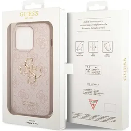 GUESS iPhone 14 Pro Polyurethan Case pink
