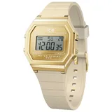 ICE-Watch Ice Watch, Digital ICE Digit Retro - Metal Gold Mirror - Almond skin Damen Uhr Small 022732 - beige/Goldfarben