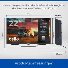 cello 22 Zoll Full HD LED Smart TV