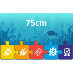 PRO2 LED Hängeleuchte 75cm für Aquarien Beleuchtung | Komplett-Set            
