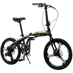 Faltrad Klapprad 20" Zoll Fahrrad MTB Alu Shimano 6Gang Scheibenbremse