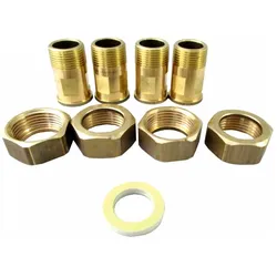 Wolf Anschluss-Set Fittings 1" Schraubanschluß (Ms AG), für SL-32 2071984