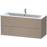 Duravit XSquare Waschtischunterbau wandhängend, 2 Schubkästen, 1210x560x478mm, XS417407575 121x56x47,8cm,