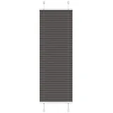 vidaXL Plissee Schwarz 45x100 cm Stoffbreite 44,4 cm Polyester