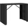 vidaXL Bartisch 145 x 80 x 110 cm Schwarz