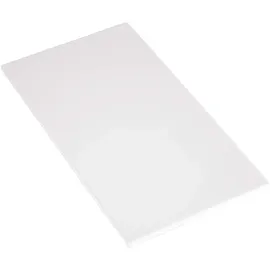 APS GN 1/3 Tablett ZERO, 32,5 x 17,6 cm, Höhe 1,5 cm, Melamin, weiß hochglanz, mit Antirutsch-Füßchen