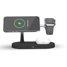 TECH-PROTECT A12 3in1 MagSafe induktives Ladegerät Schwarz