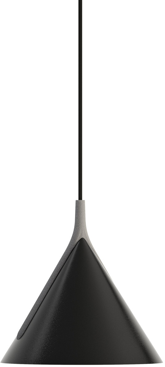 Design LED-Hängeleuchte Cherry Qeeboo - black / grey