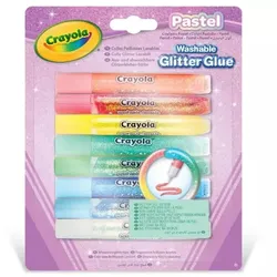 Crayola: Glitzerkleber, Pastellfarben - 8 Stück
