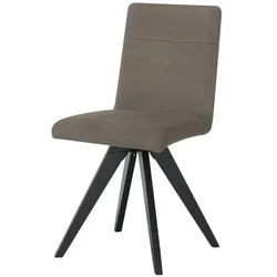 Woodford Esszimmerstuhl mit Massivholzgestell Scala , braun , Maße (cm): B: 45 H: 89 T: 46.0