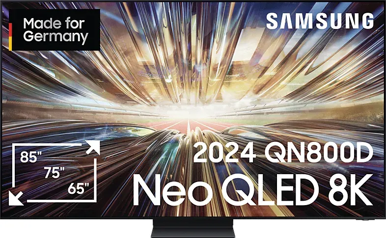 SAMSUNG GQ75QN800D QLED TV (Flat, 75 Zoll / 189 cm, UHD 8K, SMART TV, Tizen)