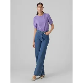 Vero Moda Vmkerry 2/4 O-Neck Top Paisley Purple M