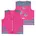 Sicherheitsweste Jacket für Kinder pink mit Refl Streifen Größe M