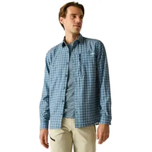 Regatta Langarmhemd China Blue Check L