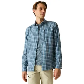 Regatta Langarmhemd China Blue Check L