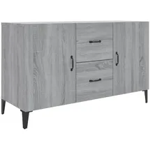 vidaXL Sideboard Grau Sonoma 100x36x60 cm Holzwerkstoff