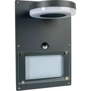 Grafner Wandleuchte – Deckenleuchte, Edelstahl-Wandlampe mit Hausnummer WL10962