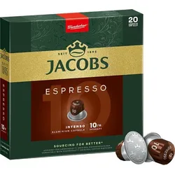 Kraft Foods Jacobs Kapsel Espresso Intenso, 20 Stück 8711000371190 Kraft Foods