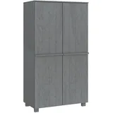 vidaXL Kleiderschrank Hamar 50 x 180 x 50 cm Dunkelgrau