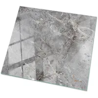 Tulup Tischplatte Dunkelgrau, Glas 50x50x0.4 cm Esszimmer, Tische, Esstische,
