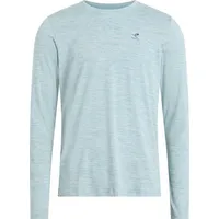 Energetics Herren Shirt He.-Langarmshirt Telly II LS M, Größe XL in Grau MELANGE/BLUE AQUA/BL