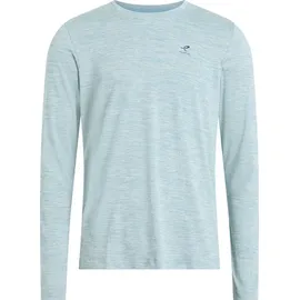 Energetics Herren Shirt He.-Langarmshirt Telly II LS M, Größe XL in Grau MELANGE/BLUE AQUA/BL