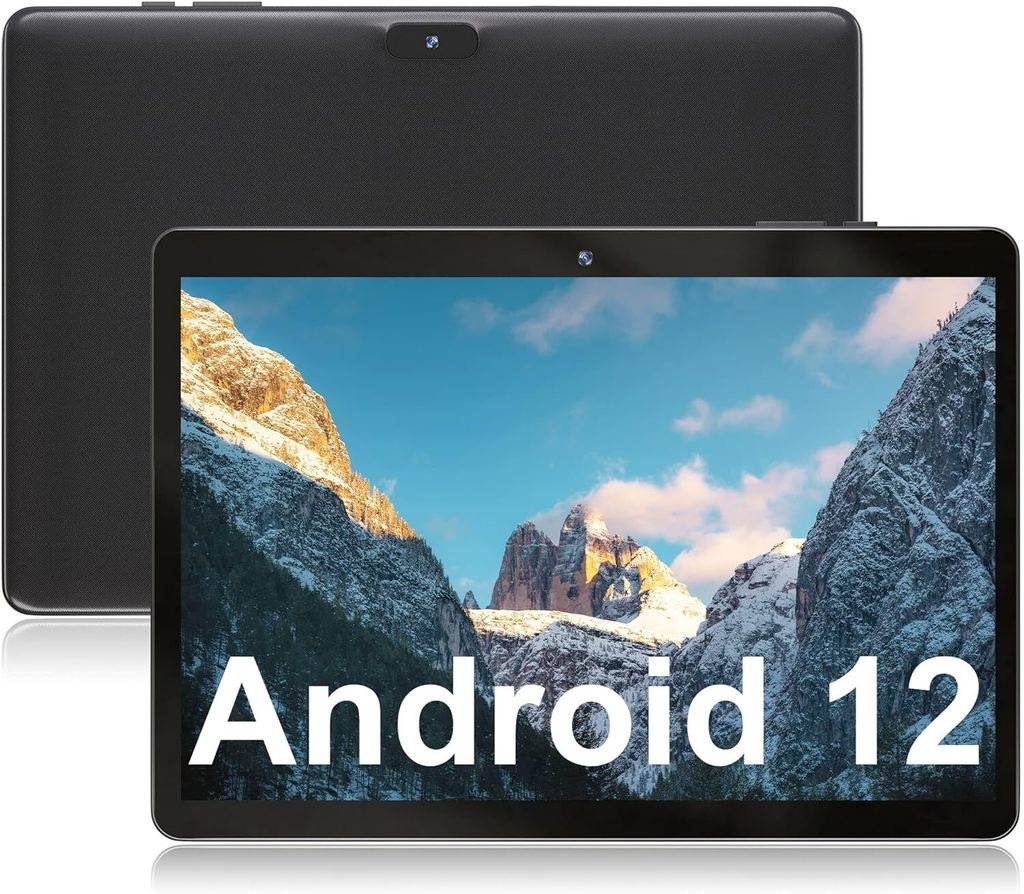 Tablet 10,1 Zoll 2 GB RAM 64 GB ROM Android 12 Tablet IPS 800 x 1280 HD Tele 2 MP + 5 MP Bluetooth 5.0 WiFi 2,4 G/5 G GPS 5000 mAh Akku