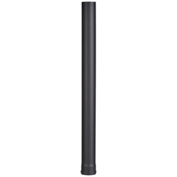 Firefix Ofenrohr, 80 mm, 1000 mm lang schwarz