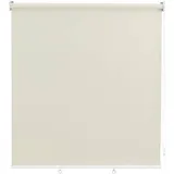 Woltu Außenrollo Senkrechtmarkise Balkonmarkise Outdoorrollo beige 140x140 cm
