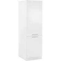 Laundreezy Mehrzweckschrank, weiß Metall, 2 Fächer, 60x200x68 cm, Made