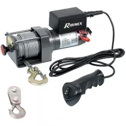 Ribimex PE12V/2500 - Batteriebetriebene Seilwinde  12V - 3 PS