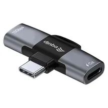 Equip Adapter USB-C->2xUSB-C 10Gbps PD 100W Alu. / Adapter (133479)