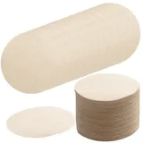 600 Stück ungebleichte Kaffeefilter, kompatibel mit Aeropress, 64 mm, natürlicher Ersatz-Kaffeefilter, Papierfilter, brauner Papierfilter, kompatibel mit Espresso-Kaffeemaschinen