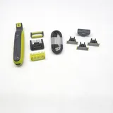 Philips OneBlade Face & Body elektrischer Bartschneider QP2824/30 - Grau/Limette
