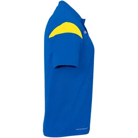 Uhlsport Squad 27 Poloshirt Herren azurblau/limonengelb 5XL