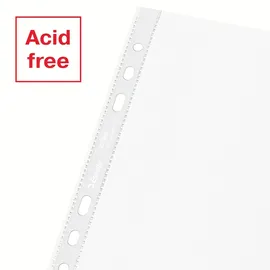 Esselte Prospekthüllen DIN A5 transparent genarbt 0,07 mm, 100 St.