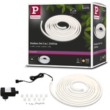 PAULMANN SimpLED Outdoor Stripe 78906 LED-Streifen-Komplettset mit Stecker 24V 5m Warmweiß