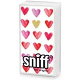 ppd Taschentücher "Aquarell Hearts" in Weiß