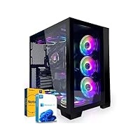 SYSTEMTREFF High-End Gaming PC Intel Core i9-12900KF 16x5.2GHz | Nvidia GeForce RTX 4090 24GB DX12 | 2TB M.2 NVMe + 2TB HDD | 32GB DDR5 RAM | WLAN Desktop Computer Rechner für Gamer, Zocker & Streamer