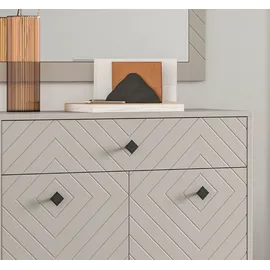 Home Affaire Mento 80 x 100 x 35 cm beige / beige matt